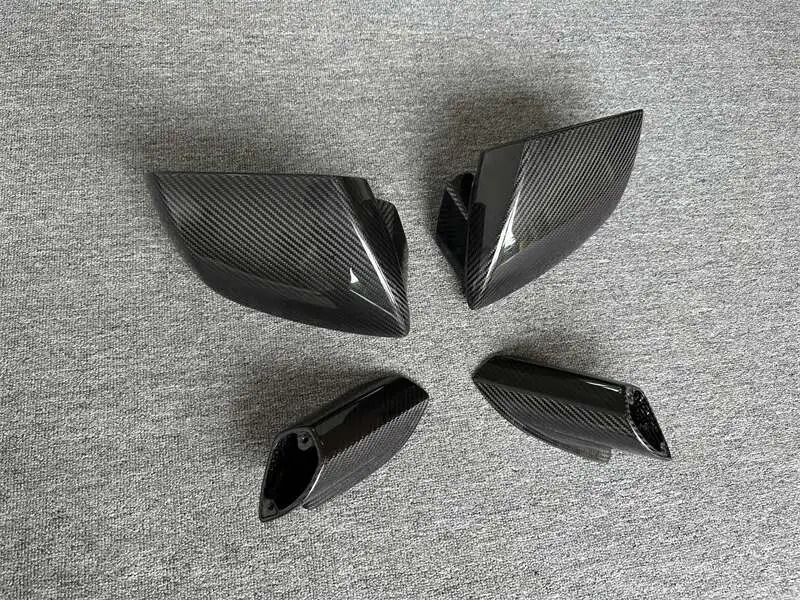 Dry Carbon Fiber Mirror Cover Replacement Side Mirror for  2014-2018 Huracan LP580 LP610